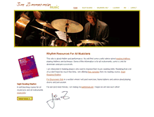 Tablet Screenshot of jimzimmermanmusic.com